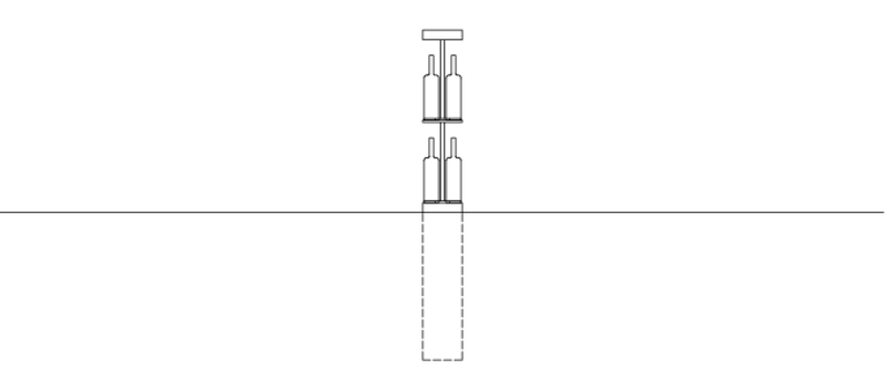 Erdkühschrank Zeichnung