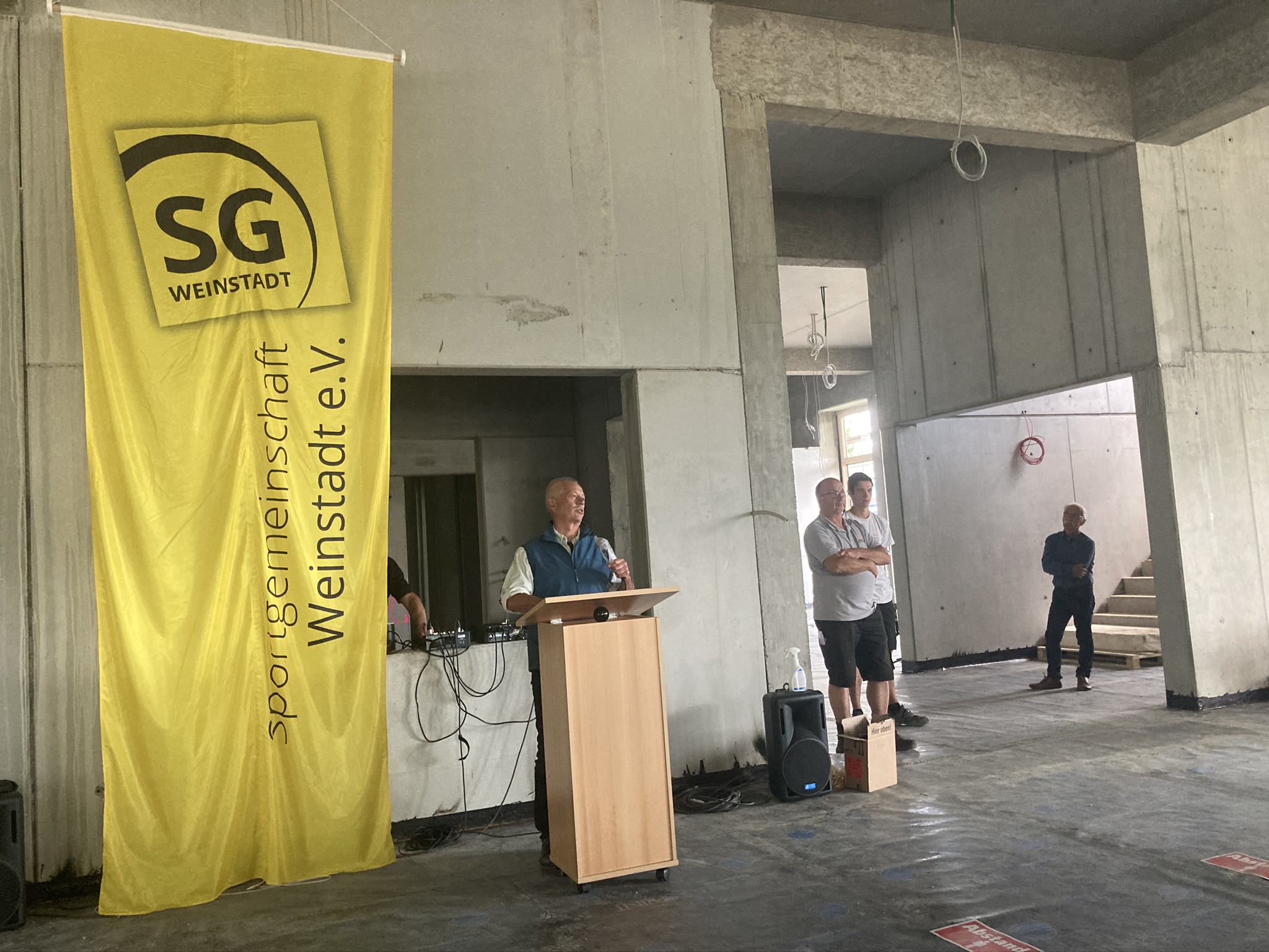 Richtfest SG Weinstadt
